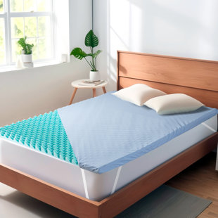 HANGZHOU TOMU E-COMMERCE CO., LTD. 2" Reversible Gel Memory Foam Mattress Topper with bonus breathable cover
