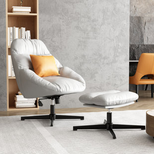 BKB365 Loras 27.5'' Wide Lounge Chair and Ottoman