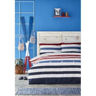 NAUTICA HOME Nautica Finn 100% Turkish Cotton Duvet Cover Set, Multi