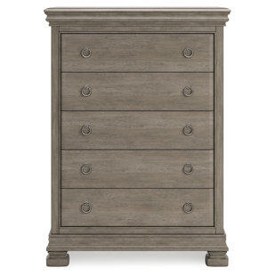 CHARLTON HOME® Ellece 5 Drawer 42" W Chest