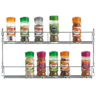 BELFRY KITCHEN 40-Jar Wall-Mounted/Cabinet Spice Rack
