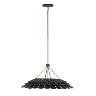 BREEGAN JANE BY BREEGAN JANE X SAVOY Turaco 6 - Light Black Dome Pendant