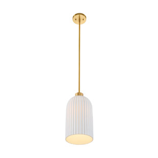 BREEGAN JANE BY BREEGAN JANE X SAVOY Isla Blanca 1-Light Pendant in Warm Brass by Breegan Jane
