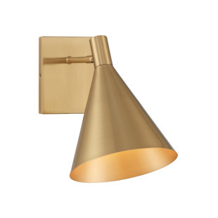 BREEGAN JANE BY BREEGAN JANE X SAVOY Pharos 1-Light Adjustable Wall Sconce in Noble Brass by Breegan Jane