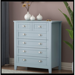 THINK URBAN Drawer Dresser side cabinet,buffet sideboard,buffet service counter, solid wood frame_1