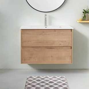 MESA HOME DEPOT 29.99'' Single Bathroom Vanity with Ceramic Top
