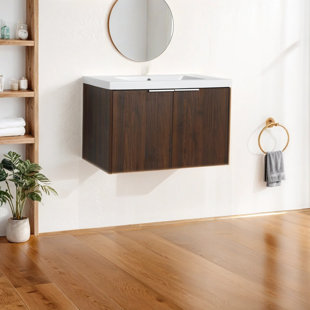 MESA HOME DEPOT 29.78'' Single Bathroom Vanity with Resin Top