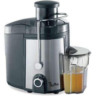 Ttak Houseware Centrifugal Juicer Extractor Machine 600w Pure Copper 3 Inch Wide Mouth Juicer 2 Speed Setting, Anti-Drip Function, Juice Maker Fruit, Vegetables Stainless Steel, BPA-Free (Black)