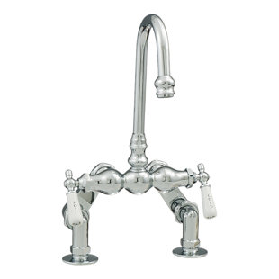 STROM LIVING 3 Handle Bathroom Clawfoot Tub Faucet