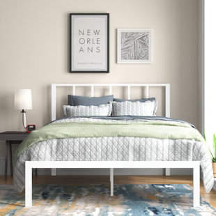 ZIPCODE DESIGN™ Aurigae Metal Bed with Vertical Bar Headboard