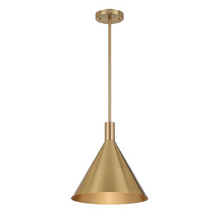 BREEGAN JANE BY BREEGAN JANE X SAVOY Pharos 1-Light Pendant in Noble Brass by Breegan Jane