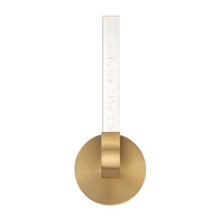 BREEGAN JANE BY BREEGAN JANE X SAVOY Del Mar 1-Light LED Wall Sconce in Warm Brass by Breegan Jane