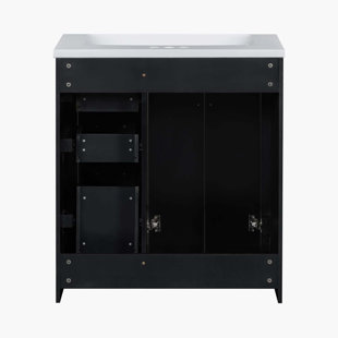 BEYONG 30'' Single Bathroom Vanity with Ceramic Top