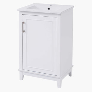 BEYONG 20'' Single Bathroom Vanity with Ceramic Top
