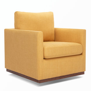 R&M FURNITURE HY Drak Yellow Accent Arm Chair