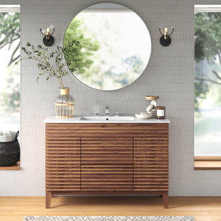 MERCURY ROW® Render 48" Single Sink Bathroom Vanity