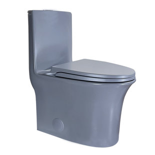 YINGZE Dual-Flush Elongated One-Piece Toilet (Seat Included)