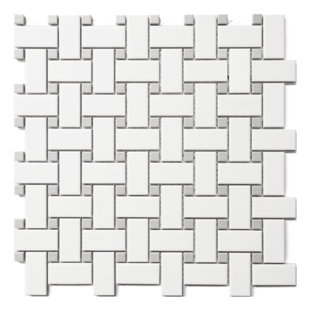 ROCA TILES Matte Basket Wave 12x12 Mosaic Wall & Floor Tile