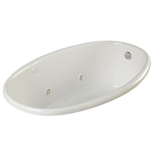 CLARKE PRODUCTS Vida 58'' x 38'' Drop-In Soaking Acrylic Bathtub