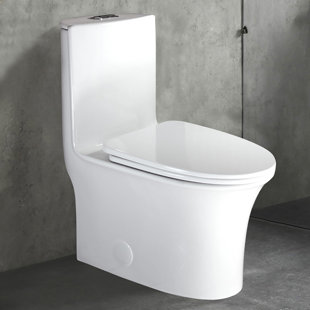 Yingze Sleek Design One Piece Toilet Elongated Dual Flush for Modern Bathroom