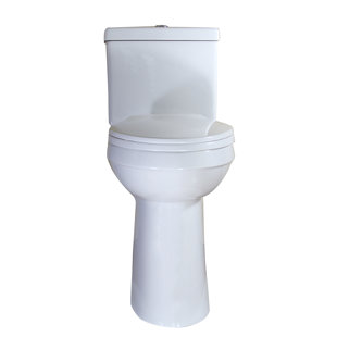Yingze Extra Tall Two Piece Toilet Dual Flush 21-Inch Bowl Convenient for Tall, Person,White