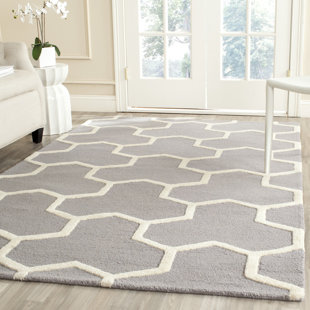 SAFAVIEH Cambridge Hand Tufted Wool Geometric Rug