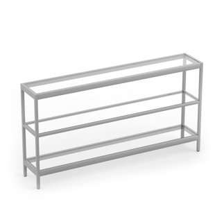 MANLAY Glass Top Console Table