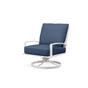 SUNSET WEST Bristol Swivel Patio Chair with Sunbrella Cushions