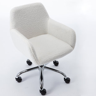 CEBALLOS Faux Fur Home Office Chair