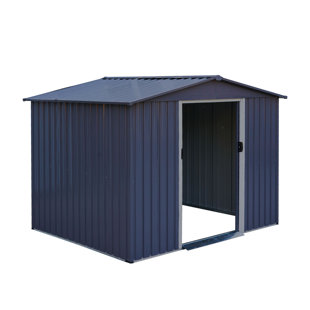 SUNNY YARD 8 ft. W x 6 ft. D Metal Storage Shed