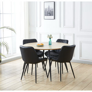 HALLOWOOD FURNITURE Essgruppe Cullompton mit 4 Stühlen