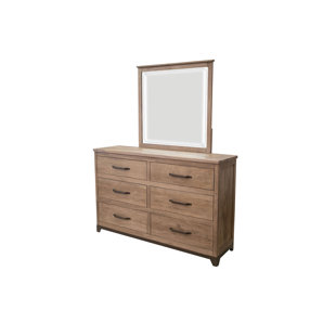 INTERNATIONAL FURNITURE DIRECT Parota 6 - Drawer Dresser