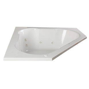 CLARKE PRODUCTS Eureka II 60'' x 60'' Drop-In Soaking Acrylic Bathtub