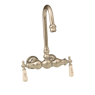 STROM LIVING Double Handle Deck Mounted Clawfoot Tub Faucet