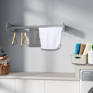HOOMIC Metal Wall-Mounted Drying Rack