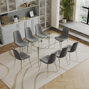 WESTCO FURNITURE 9 - Piece Glass Top Dining Set
