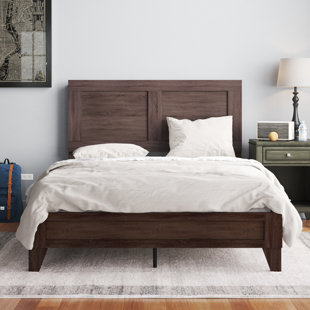 THREE POSTS™ TEEN Abernethy Solid Wood Slat Bed