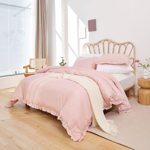 SHANGHAI DANGQIN TRADING CO., LTD superfiber comforter set with all season ruffled three-piece