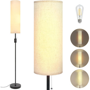 INSALER 61.42'' Black Traditional Floor Lamp