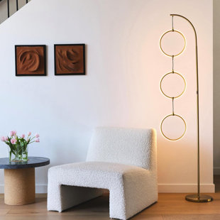 INSALER Modern Floor Lamp Matches Living Room