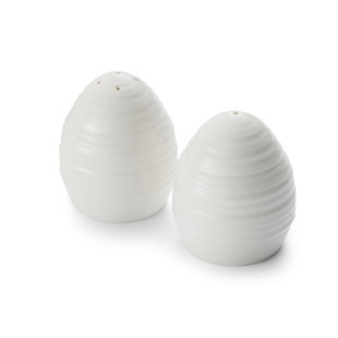 Portmeirion Sophie Conran-White Salt/Pepper Set 2.5"