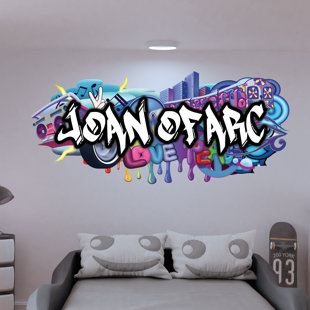 MYSTICKY Graffiti Non-Wall Damaging Wall Decal