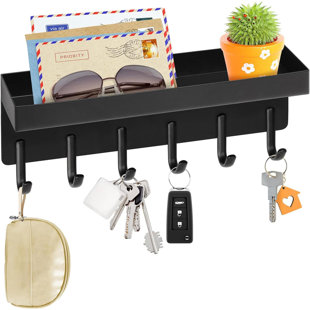 TEXTILES HUB Stainless Steel Wall Organizer