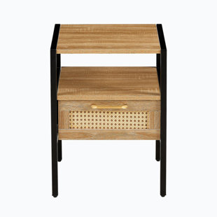 WENTY MDF+Metal Nightstand
