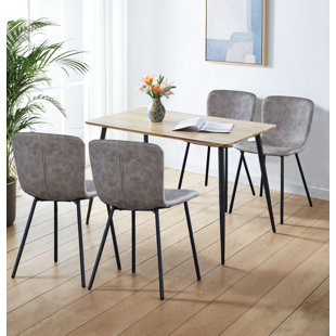 HALLOWOOD FURNITURE Essgruppe Cullompton mit 4 Stühlen