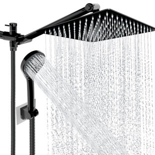 DYD Shower Combo 12 inch High Pressure Dual Shower Head with Self-Cleaning Function