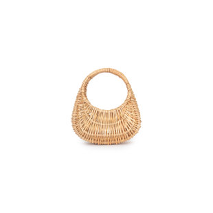 HIGHLAND DUNES Child's Gondola Wicker Basket