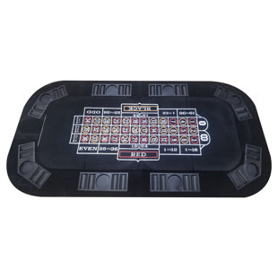 INO Design 63'' Foldable Poker Table for Casino Game