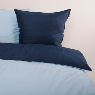 TOM TAILOR TWO-TONE SOLID COLORS Satin Duvet Cover Set Set