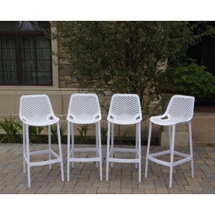 DARLEE New Space Bar Stool - Noir (Set of 4)